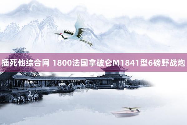 插死他综合网 1800法国拿破仑M1841型6磅野战炮