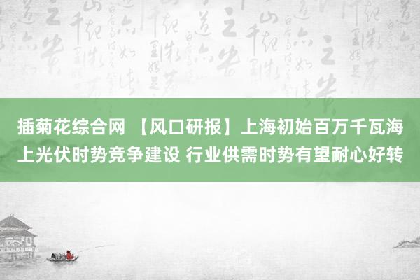 插菊花综合网 【风口研报】上海初始百万千瓦海上光伏时势竞争建设 行业供需时势有望耐心好转