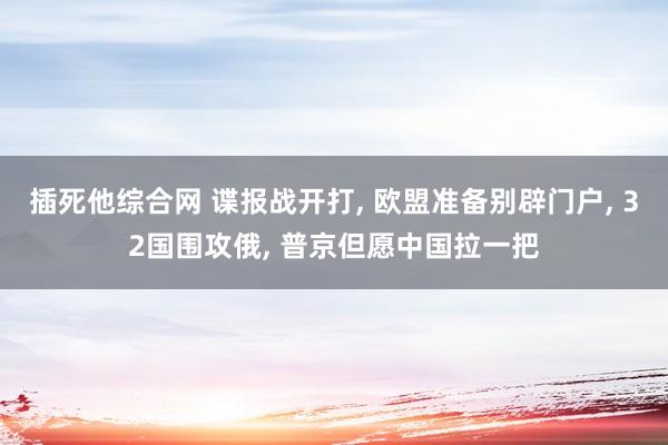 插死他综合网 谍报战开打， 欧盟准备别辟门户， 32国围攻俄， 普京但愿中国拉一把