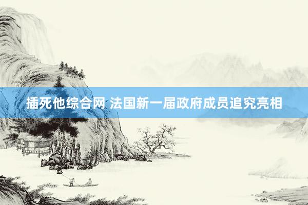 插死他综合网 法国新一届政府成员追究亮相